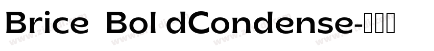 Brice  Bol dCondense字体转换